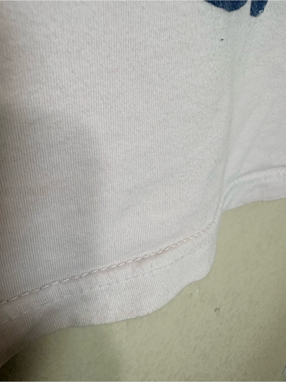 Paul McCartney Ivory Crew Neck Short Sleeve Cotton T-Shirt Tee Size Small - Picture 5 of 14